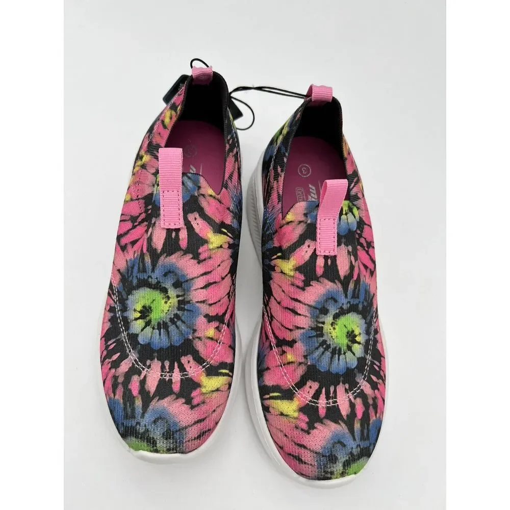 MTA sport Ortholite Multi Color Shoe Girls Size‎ 3, Slip On